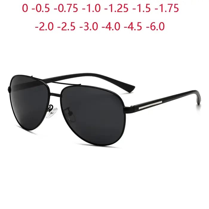Lunettes de soleil pour pilotes myopes avec correction