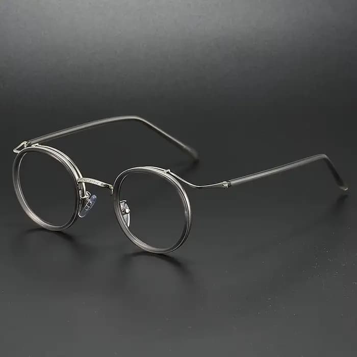 Monture de lunettes de luxe de marque rétro