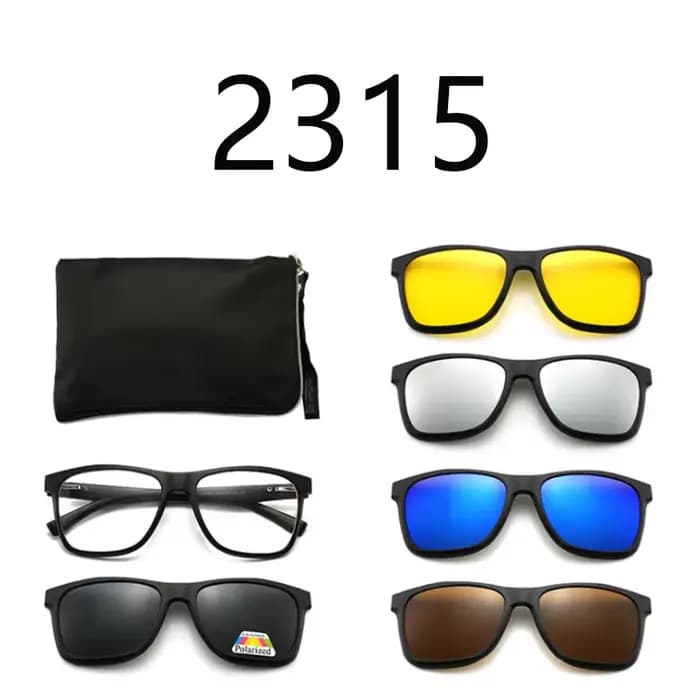Lunettes de soleil à grand cadre pour hommes