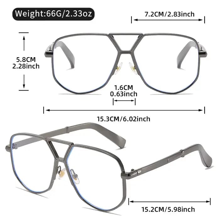 Nouvelles lunettes de soleil classiques à double pont