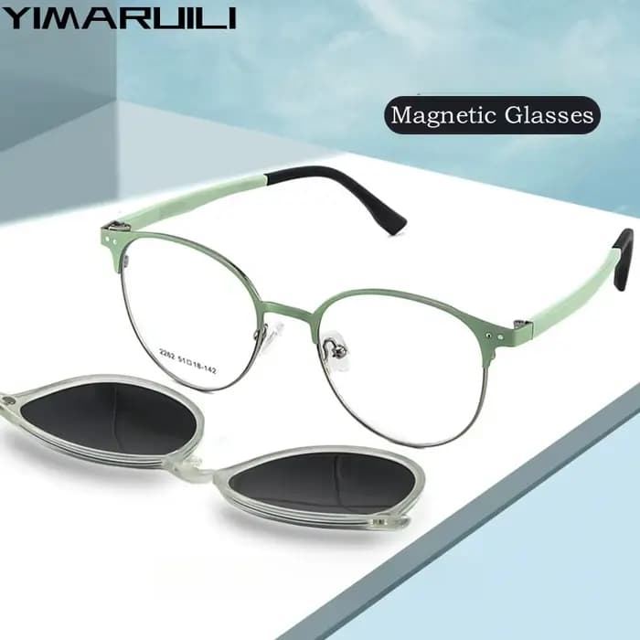 Lunettes de soleil polarisées magnétiques pour hommes et femmes