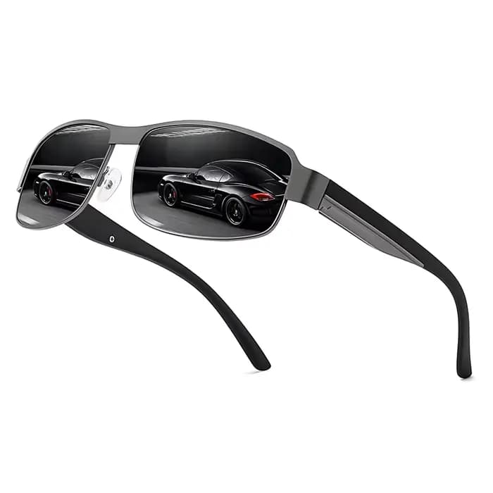 Lunettes de soleil de créateur vintage carrées de haute qualité pour hommes et femmes