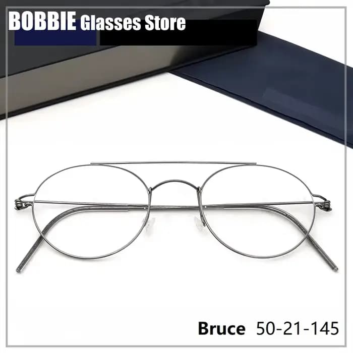 Danemark marque lunettes cadre hommes titane sans vis