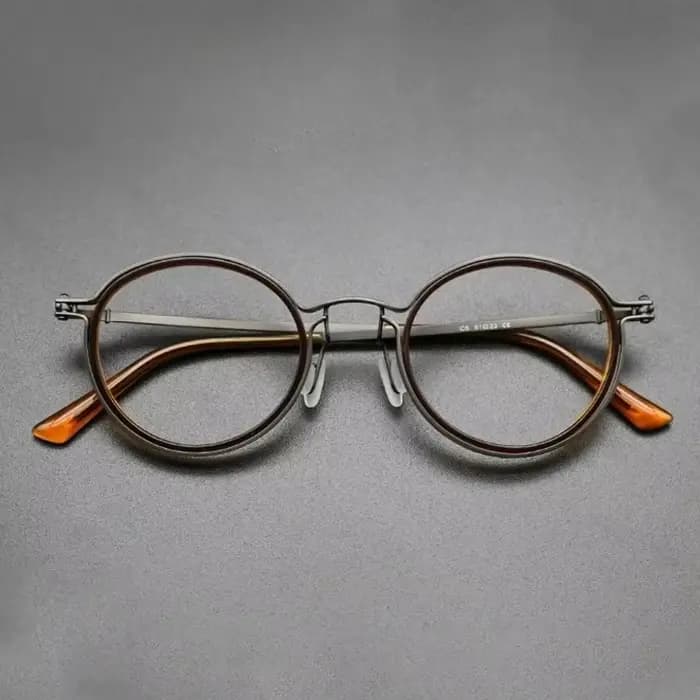 Nouvelles lunettes rétro rondes anti-lumière bleue 2026 pour hommes