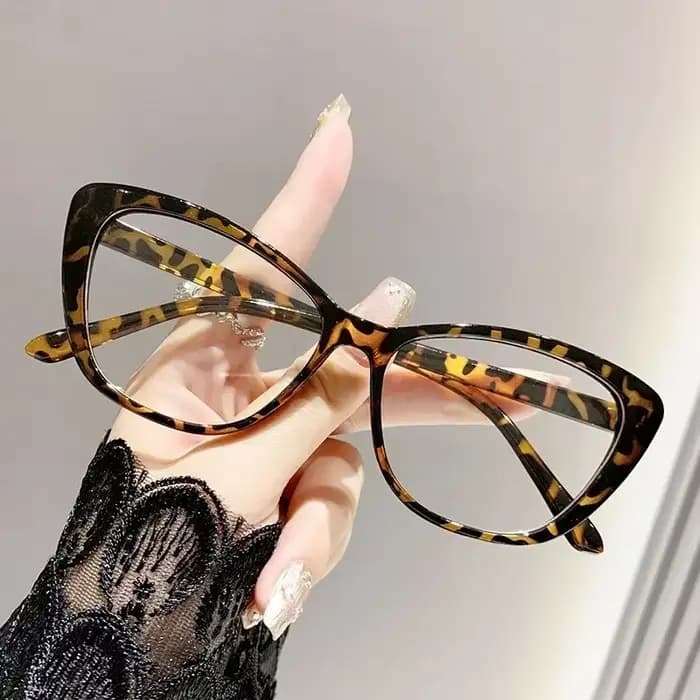 Lunettes de vue œil de chat violet