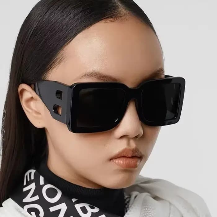 Grand carré luxueux lunettes De soleil femmes hommes marque concepteur mode