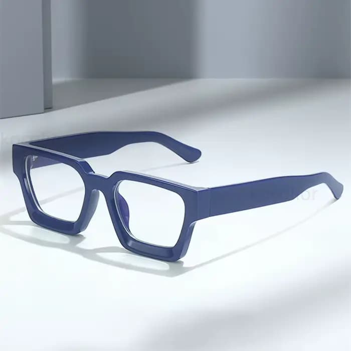 Lunettes carrées de marque pour hommes