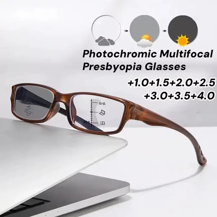 Lunettes de lecture photochromiques de sport pour femmes et hommes