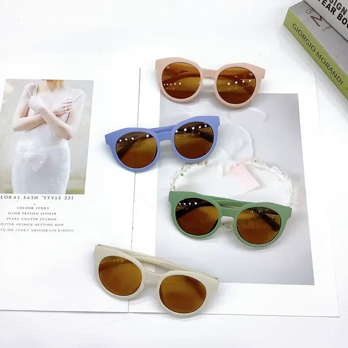 Lunettes de soleil anti-perruque pour enfants, pare-soleil tendance pour bébé