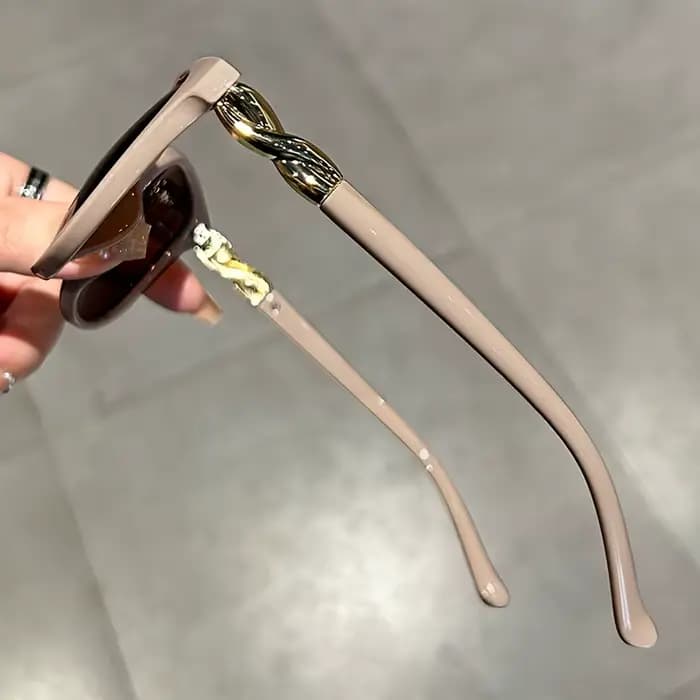 Lunettes de soleil œil de chat pour femmes, rétro papillon, mode alpinisme