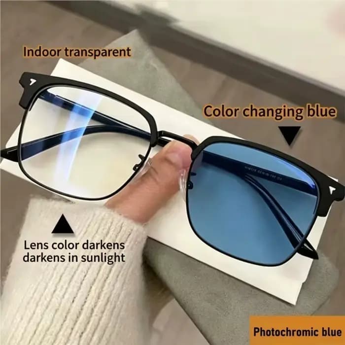 Lunettes photochromiques anti-lumière bleue pour hommes et femmes
