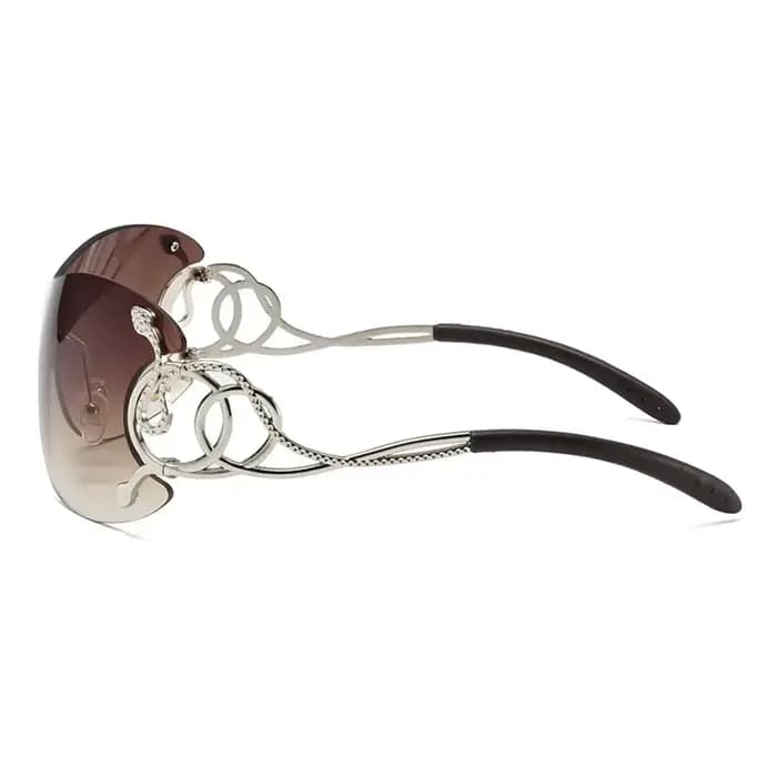 Y2k – lunettes de soleil sans bords pour femmes