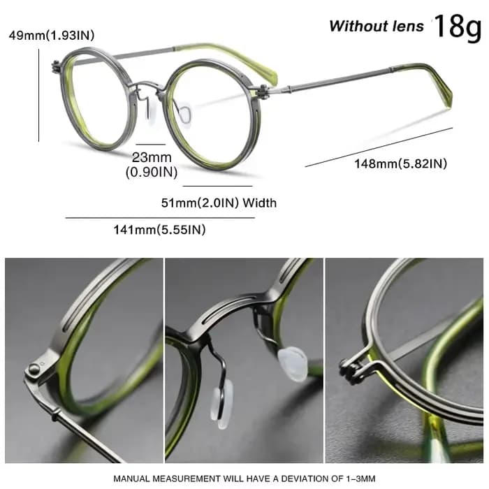 Nouvelles lunettes rétro rondes anti-lumière bleue 2026 pour hommes