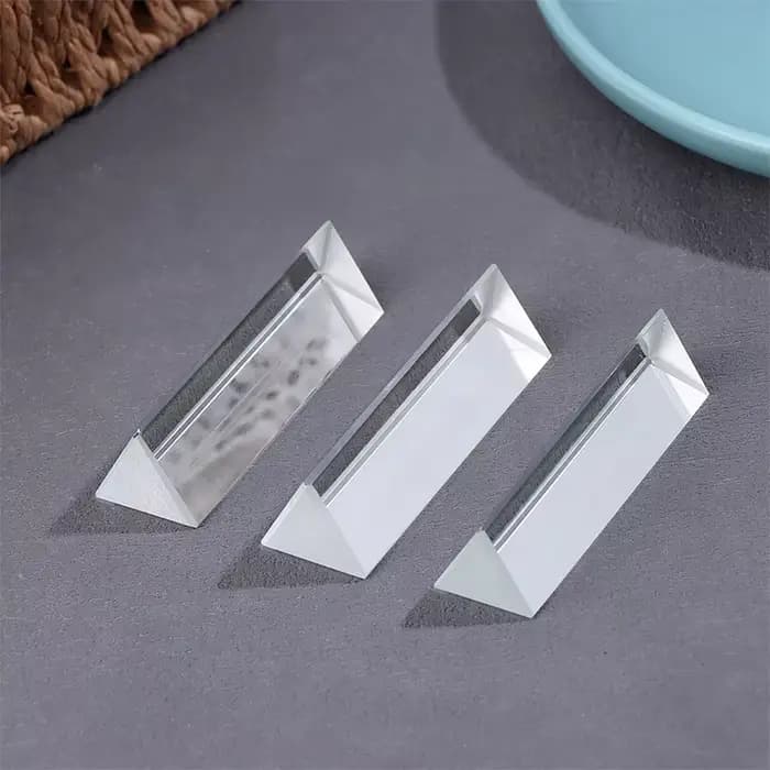Prisme éducatif en verre – Réflexion spectrale, outil d'enseignement et de photographie idéal, cadeau parfait pour les amateurs de sciences