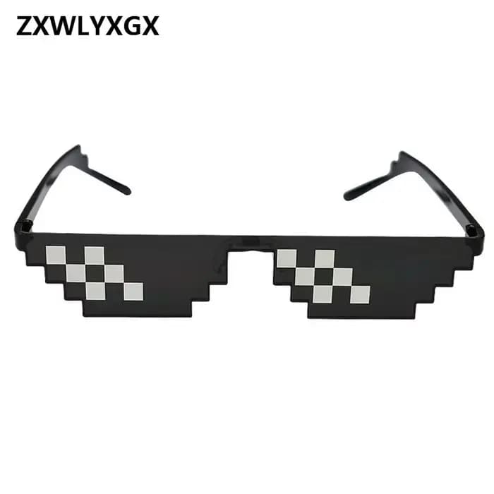 ZXWCirCXGX-Lunettes de soleil pixelisées pour hommes et femmes