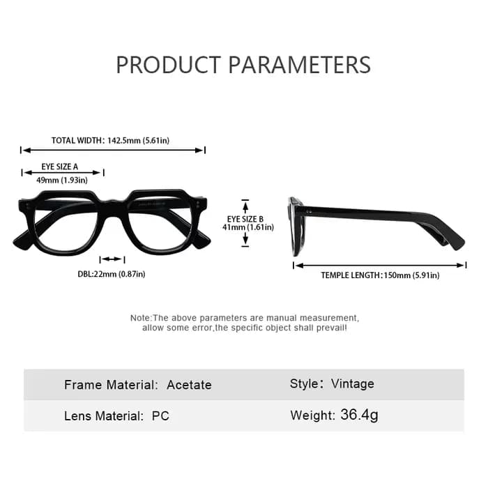 Lunettes optiques de mode