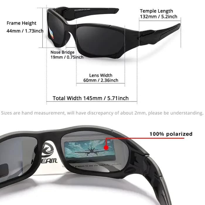 KDEAM-Lunettes de soleil polarisées pour hommes et femmes, KD0623