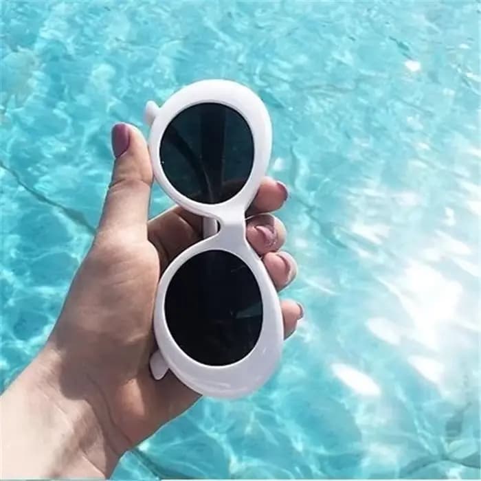 Lunettes de soleil ovales rétro pour femmes