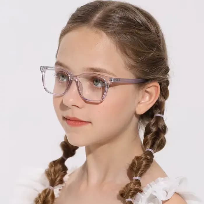 Lunettes de soleil carrées 2 en 1 pour enfants