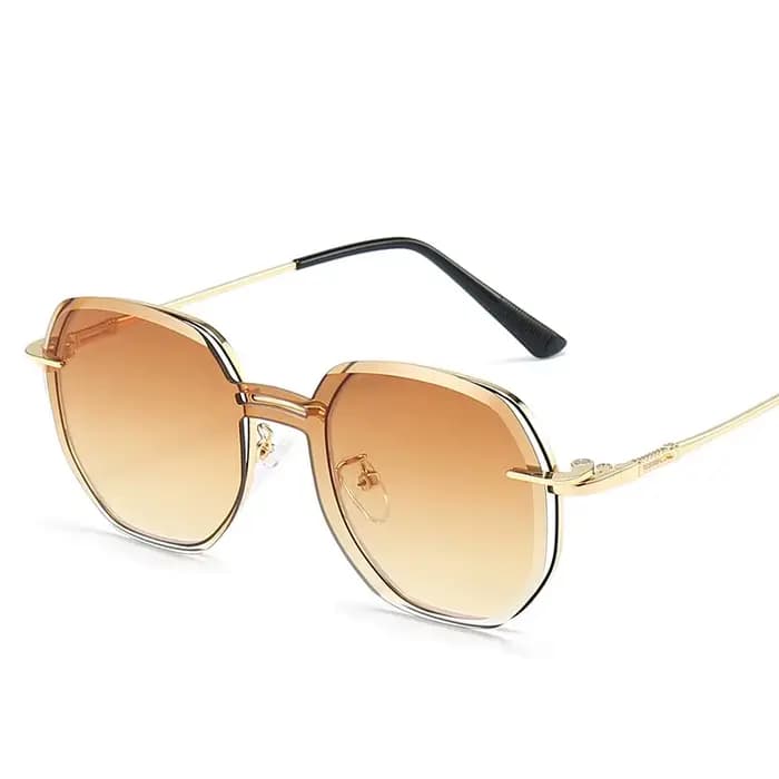 Amovible lunettes de Soleil Femmes Hommes Hexagone