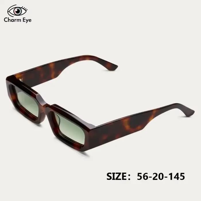 Lunettes de soleil vintage en acétate écaille de tortue pour hommes et femmes