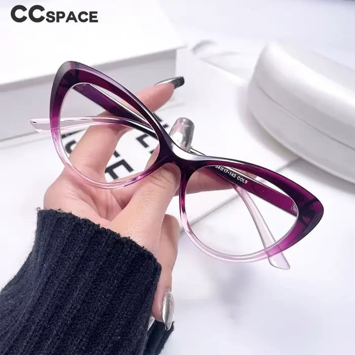 Lunettes plates yeux de chat pour femmes