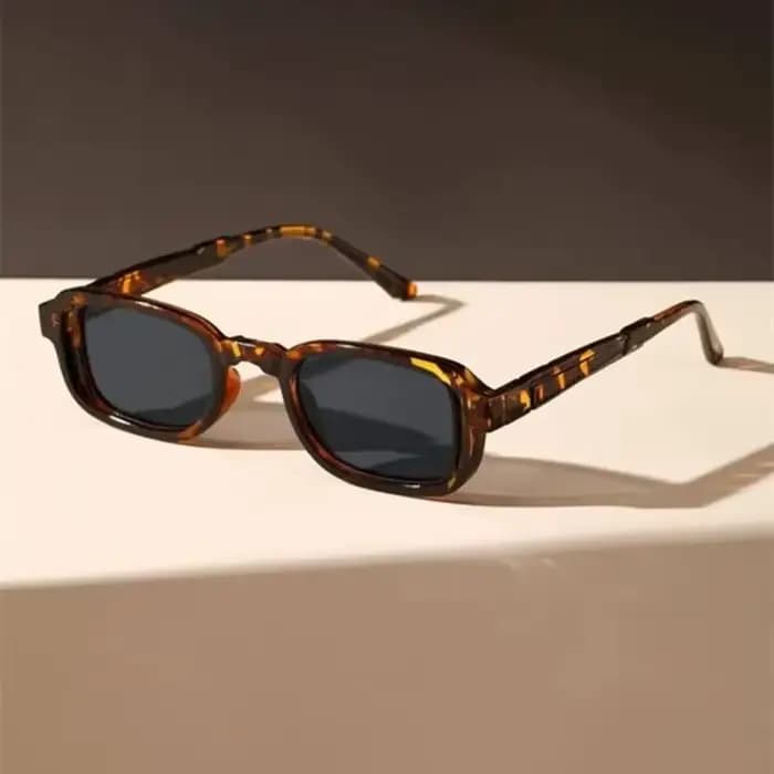 Lunettes de soleil rectangulaires de luxe pour femmes