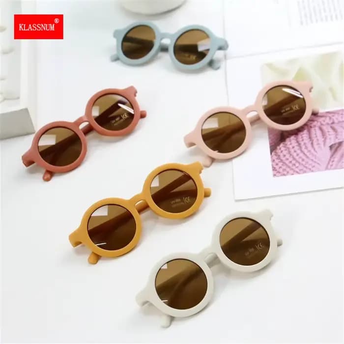 Lunettes de soleil de marque rétro pour enfants