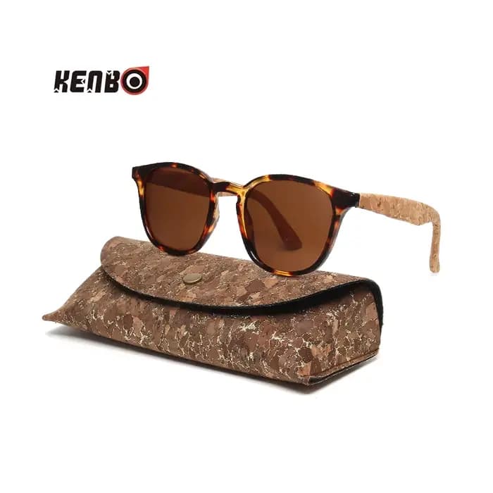 Lunettes de soleil Kenbo rétro en bois de bambou pour hommes et femmes