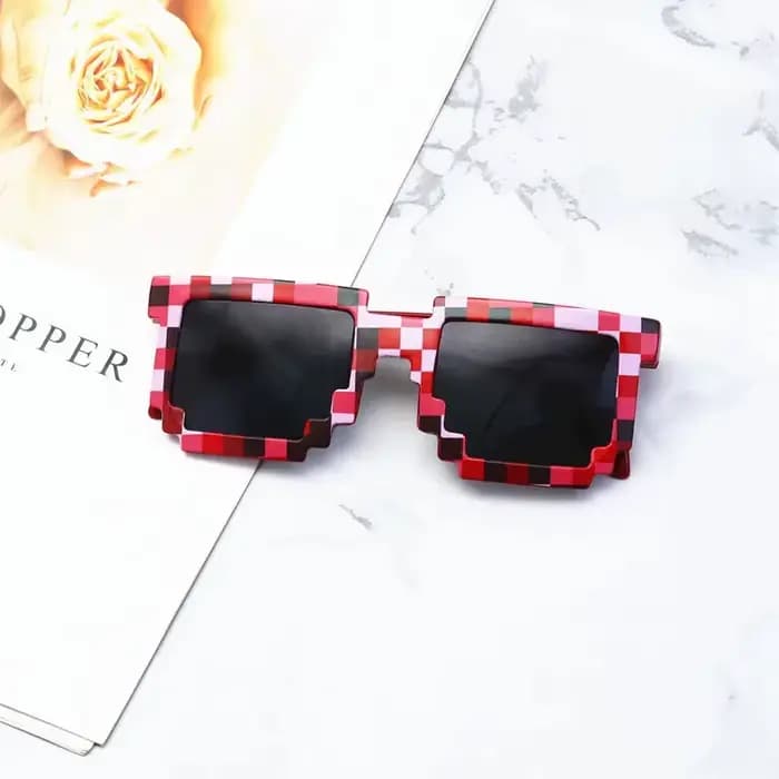 Lunettes de soleil carrées drôles pour enfants