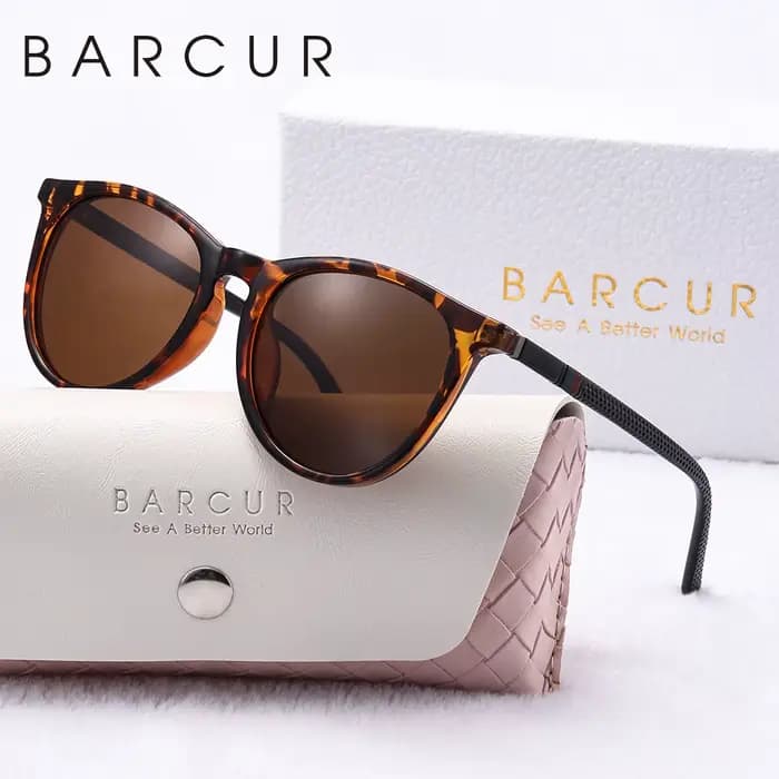 Lunettes de soleil polarisées roses pour femmes