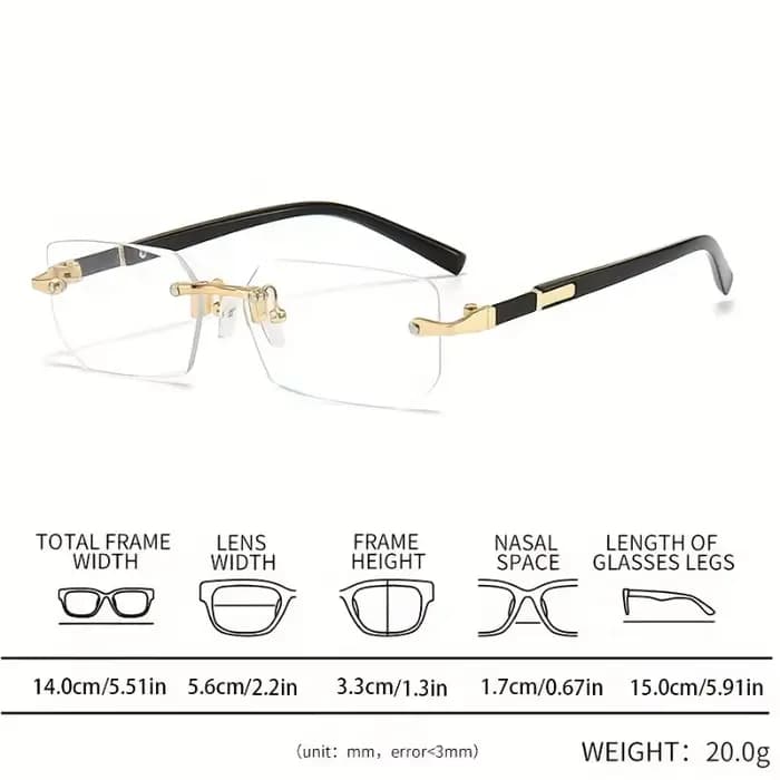 Lunettes de mode rétro à verres dégradés