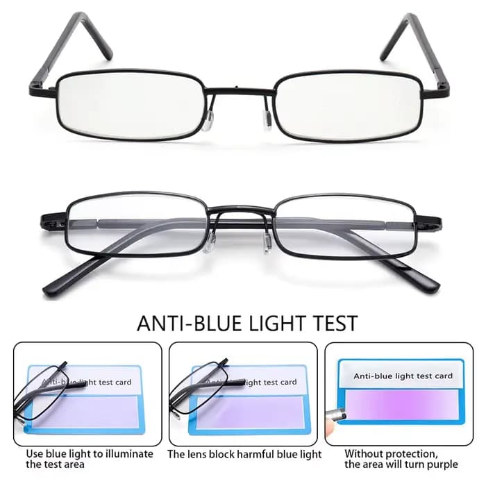 Lunettes de lecture minces avec étui tubulaire pour hommes et femmes