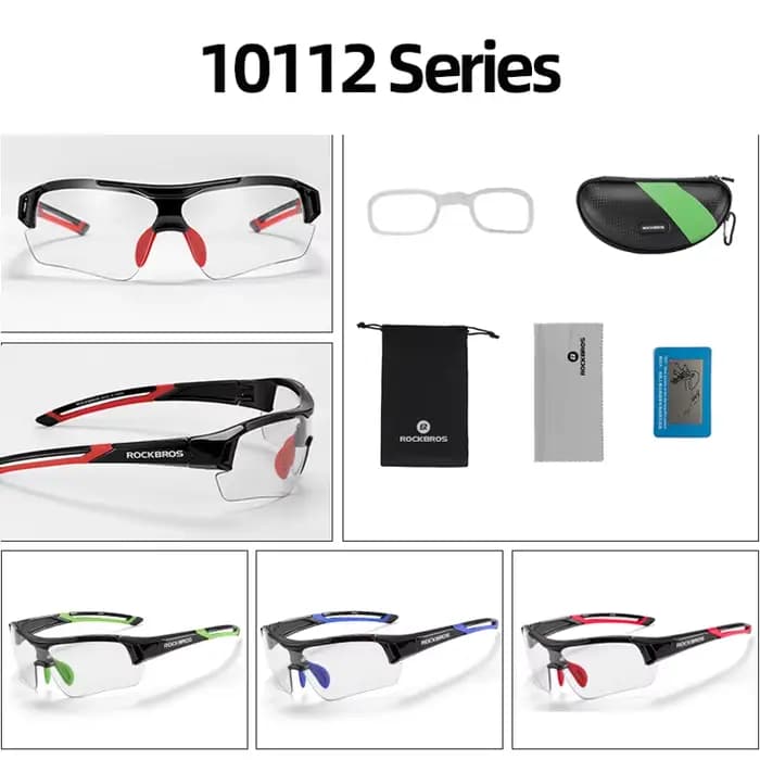 ROCKBROS lunettes de cyclisme photochromiques vélo Sports de plein air