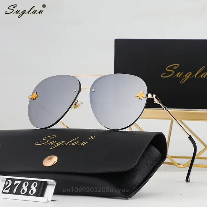 Lunettes de soleil sans monture unisexes