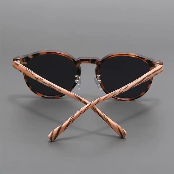 Lunettes de soleil à monture ronde rétro