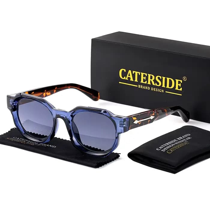 Lunettes de soleil carrées punk pour hommes et femmes