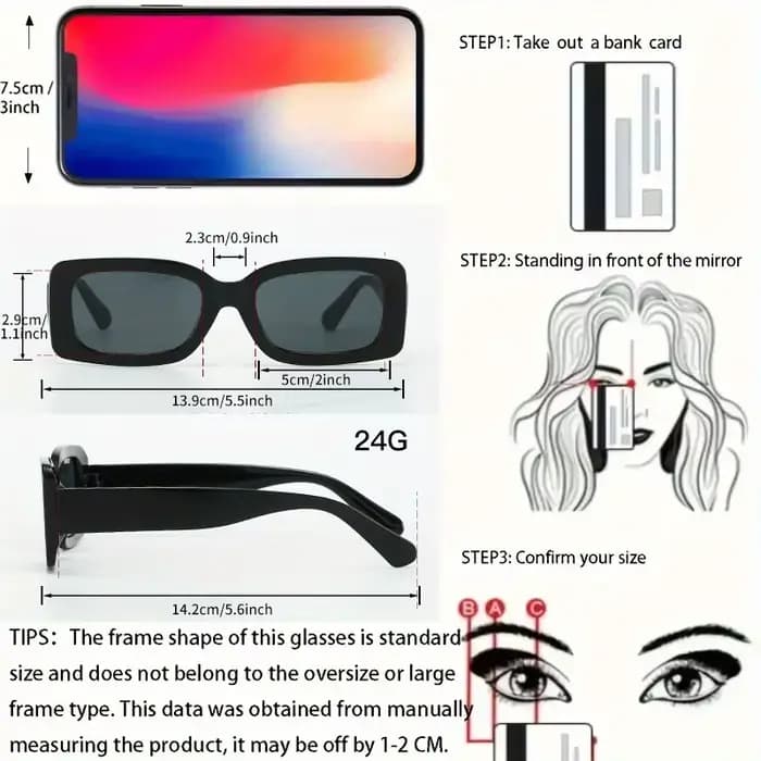 Ensemble de 4 lunettes tendance pour femmes