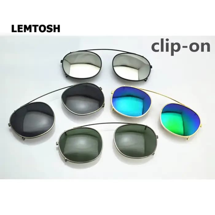 Lemtosh pince sur lunettes de soleil hommes Johnny Depp lentille polarisée femmes marque de luxe Vintage polyvalent