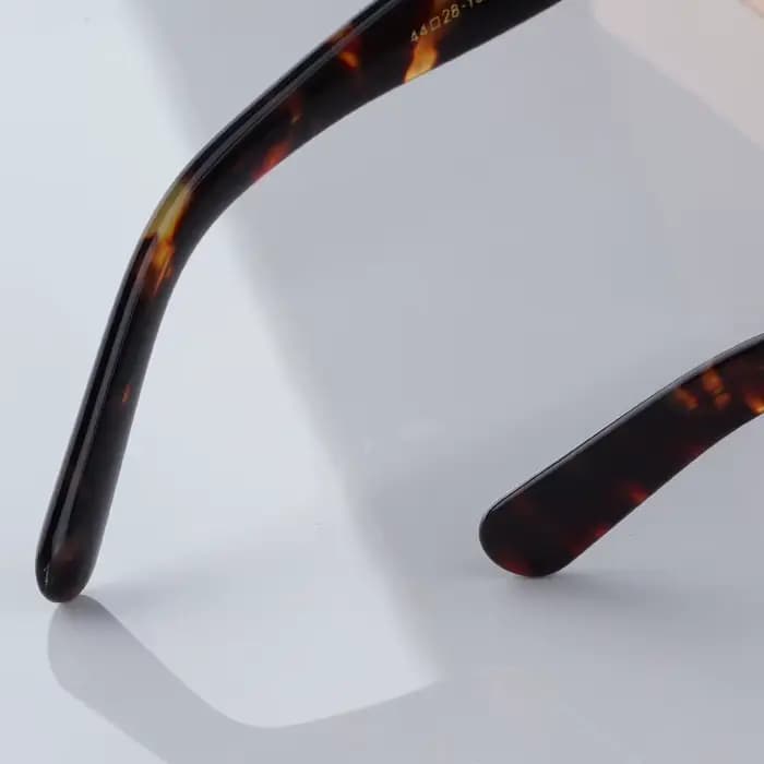 Lunettes tortue en acétate épais de grande taille