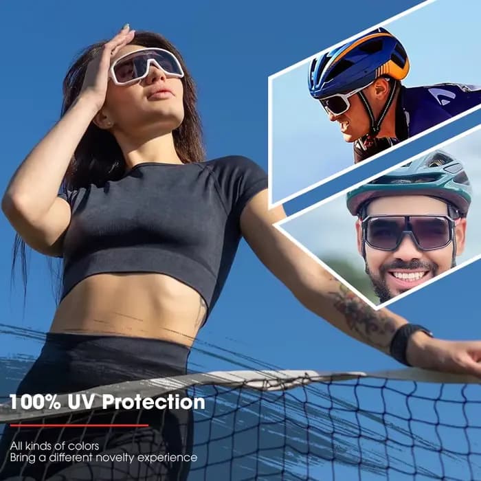 Lunettes de soleil de cyclisme photochromiques pour hommes et femmes