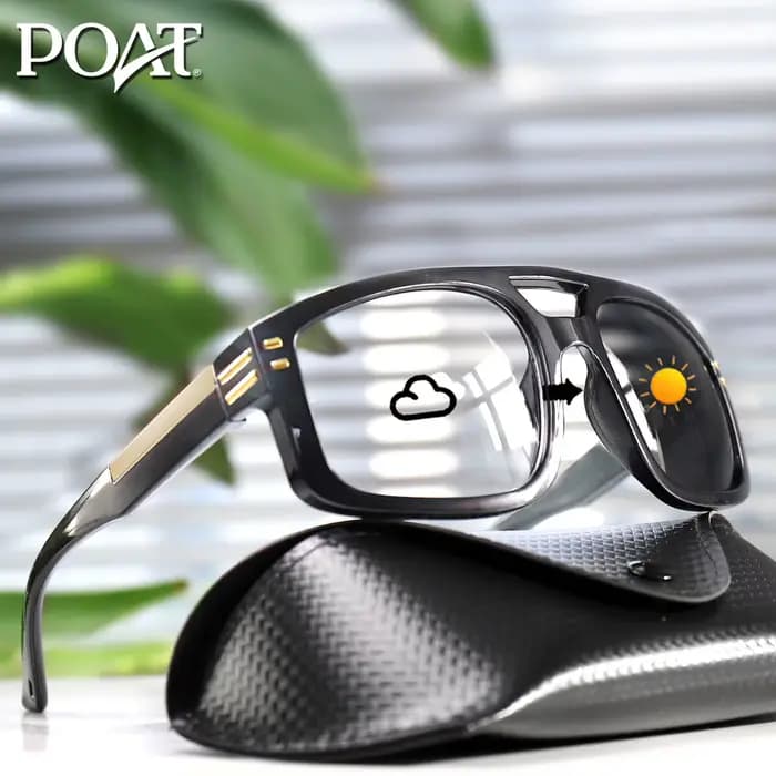 Lunettes de soleil photochromiques décontractées pour hommes et femmes