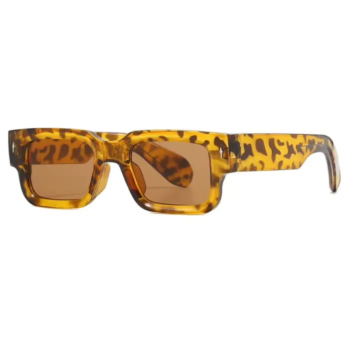Lunettes de soleil à monture épaisse pour hommes