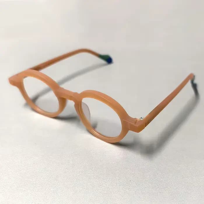Montures de lunettes optiques rondes en acétate pour femmes et hommes