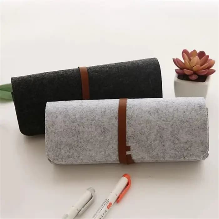 Boîtes à lunettes en tissu feutré de qualité supérieure