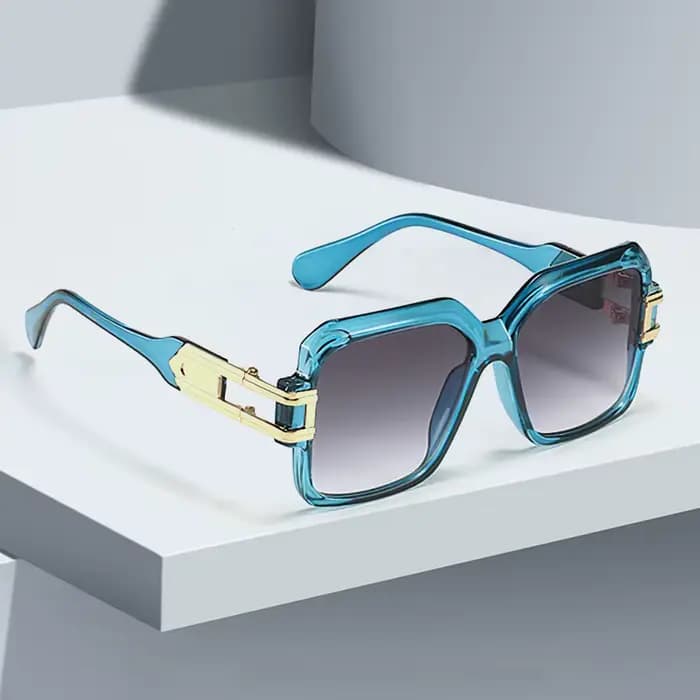 Lunettes de soleil vintage à motifs léopard pour femmes