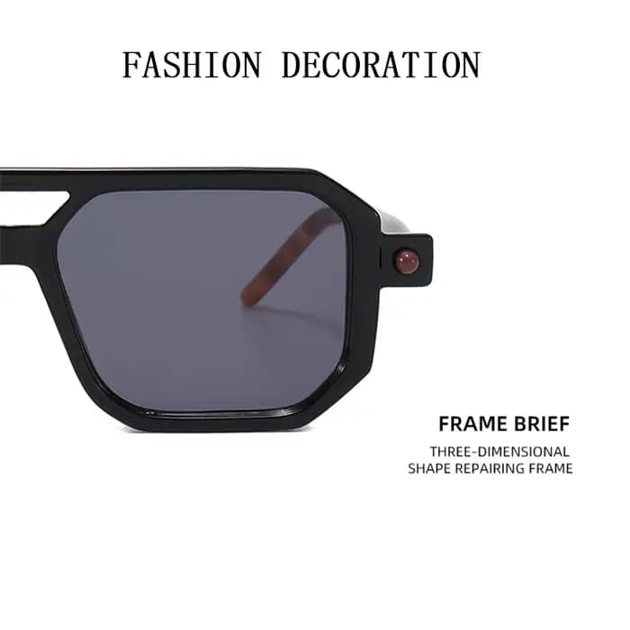 Lunettes De soleil carrées pour hommes