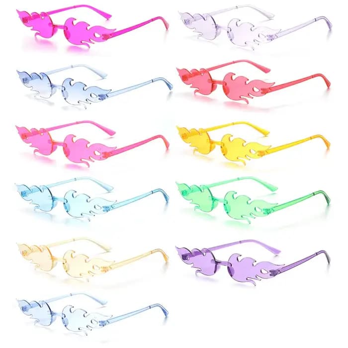 Lunettes de soleil flamme de feu