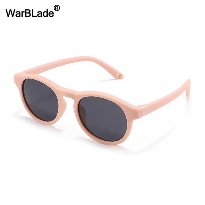 Petites lunettes de soleil rondes polarisées pour enfants