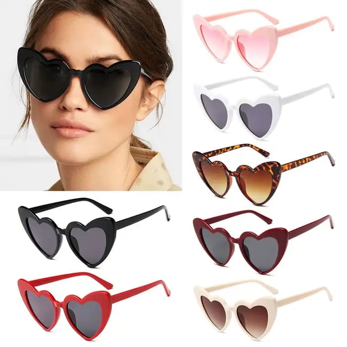 Lunettes de soleil vintage Love Coussins pour femmes